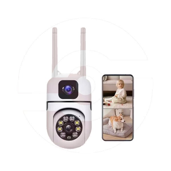 V380 2 Antenna PT 2MP Dual Camera