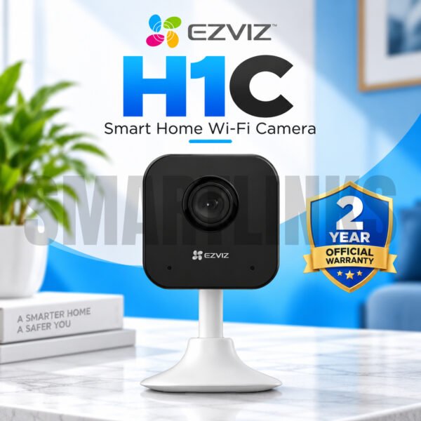 EZVIZ H1C 1080P WiFi Camera – Indoor Smart Security Camera with Night Vision & Two-Way Talk